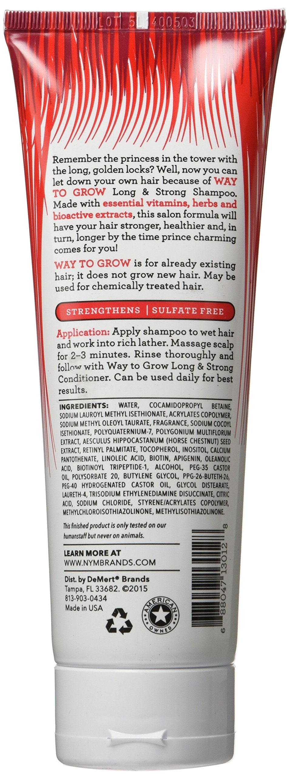 Not Your Mothers Shampoo Way To Grow (Long+Strong) 8 Ounce (235ml)