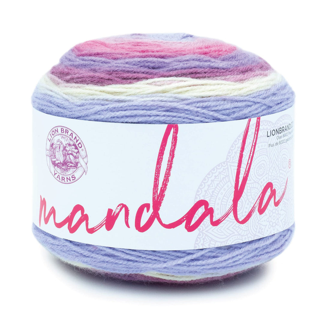 Mandala Yarn, Multicolor Yarn for Crocheting and Knitting, Craft Yarn, 1-Pack, Wood Nymph