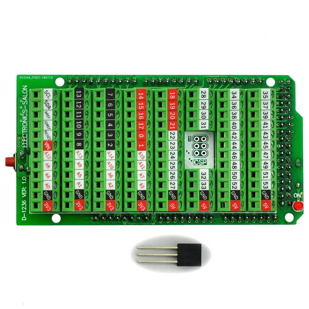 Screw Terminal Block Breakout Module, for Arduino MEGA-2560 R3.
