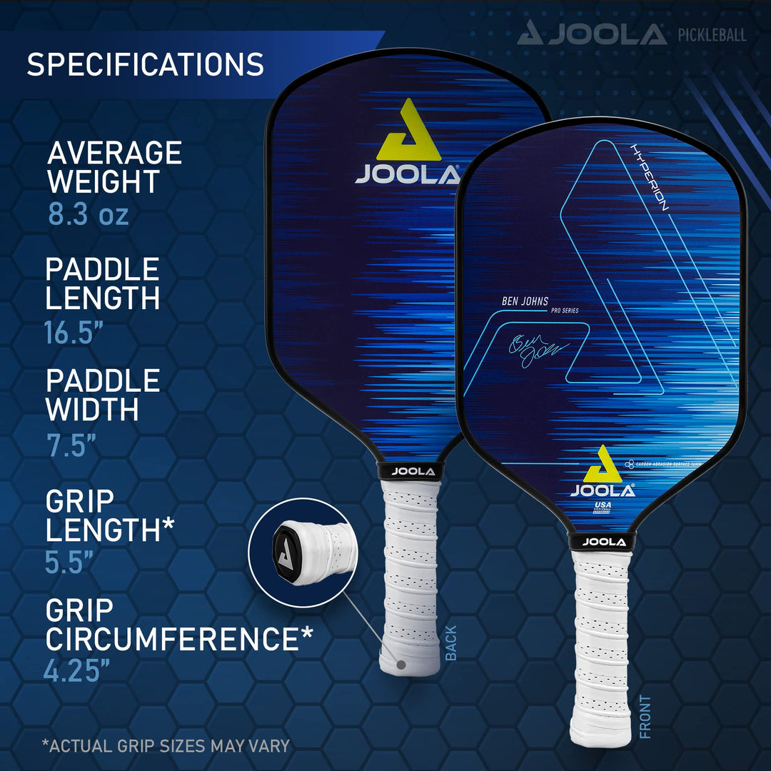 JOOLA Ben Johns Hyperion CAS 16 Pickleball Paddle - Car