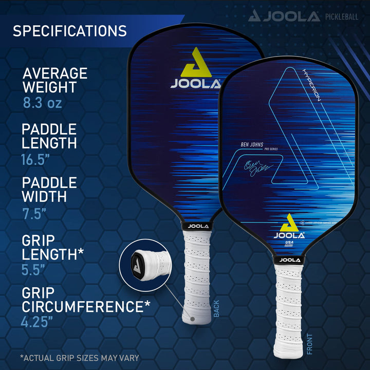 JOOLA Ben Johns Hyperion CAS 16 Pickleball Paddle - Car