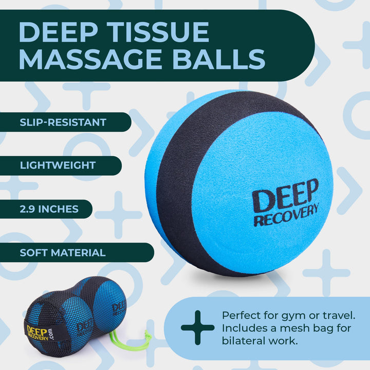 Massage Track Soft Yoga and Deep Tissue Massage Balls f