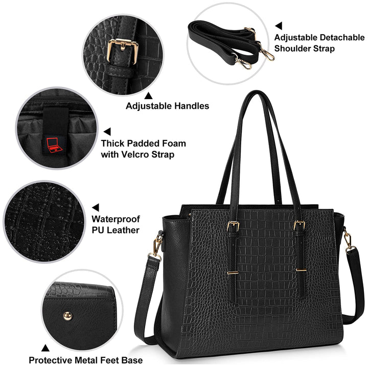 Laptop Bag for Women 15.6 Inch Large Capacity Laptop To