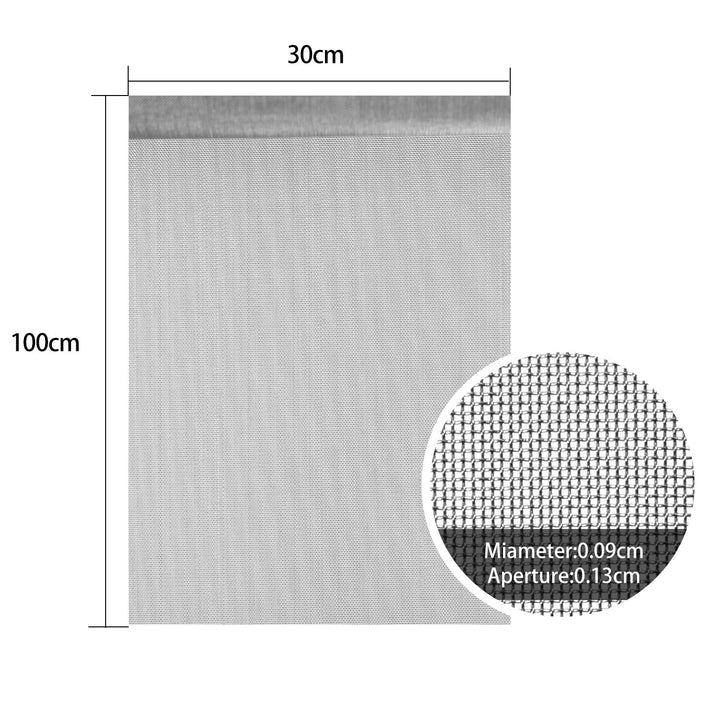 SATINIOR 2 Packs 11.8 x 39.3 Inch 304 Stainless Steel Woven Wire 120 Mesh Fine Screen Mesh Steel Woven Mesh for Vent, Garden, Cage, Window Screen, Filter Mesh, Filtration Cloth, Vent Mesh