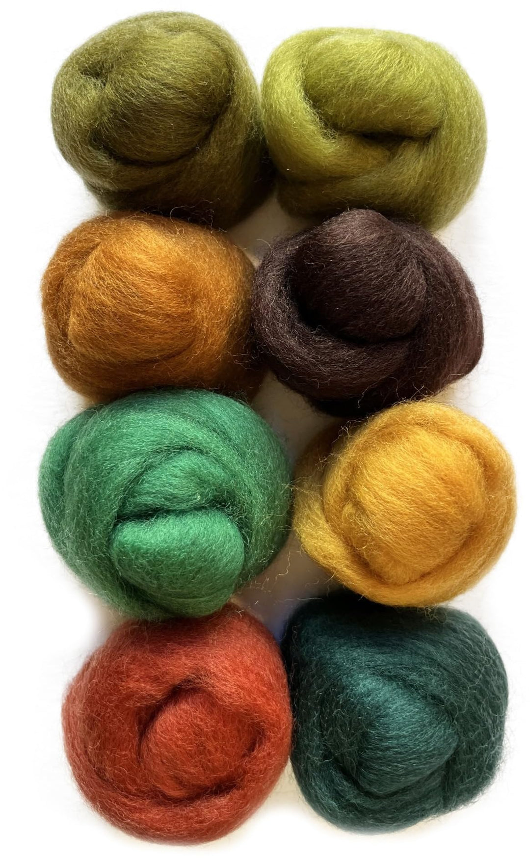 WISTYRIA EDITIONS Wool Roving Woodsy, 12-Inch, Blossom