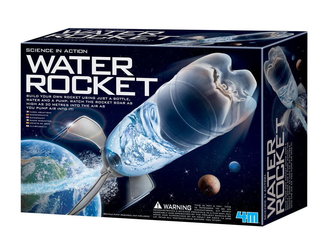 4M Water Rocket Kit, DIY Science Space Stem Toys, For B