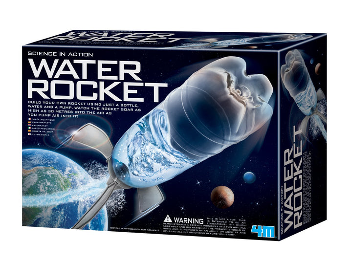 4M Water Rocket Kit, DIY Science Space Stem Toys, For B
