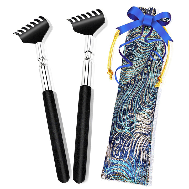ONEEKK Back Scratcher, 2 Park-Black Mazicla Stainless S