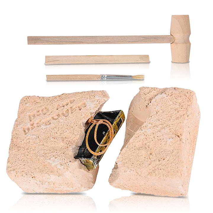 ArtCreativity Pirate Treasure Dig Kit for Kids - Gem Ex