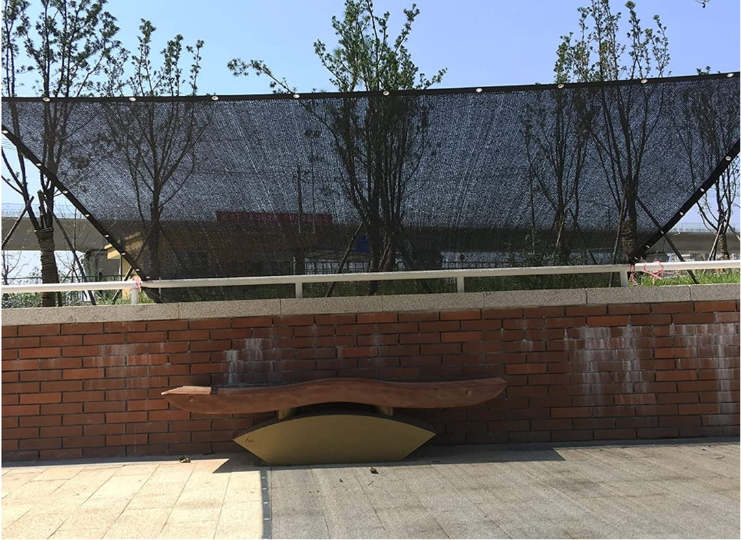 Dog Kennel Shade Cover 95% Sunblock Shade Tarp Panel Net Mesh with Grommets for Outdoor Dog House Large Pet Crate Chicken Coop, 10ft x 10ft