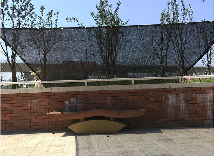 Dog Kennel Shade Cover 95% Sunblock Shade Tarp Panel Net Mesh with Grommets for Outdoor Dog House Large Pet Crate Chicken Coop, 10ft x 10ft