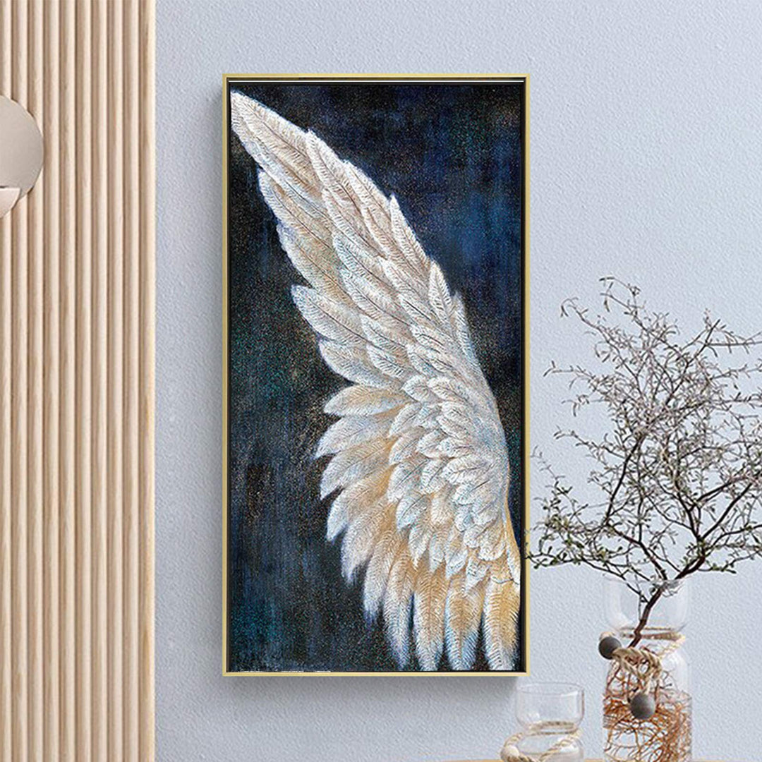 Diamond Painting Kits for Adults, DIY 5D Diamond Painting Paint Angle Wings by Number with Gem Art Drill Diamond Painting Kits for Kids for Home Wall Decor 11.8x21.65inch (2 Pack Angle Wings)