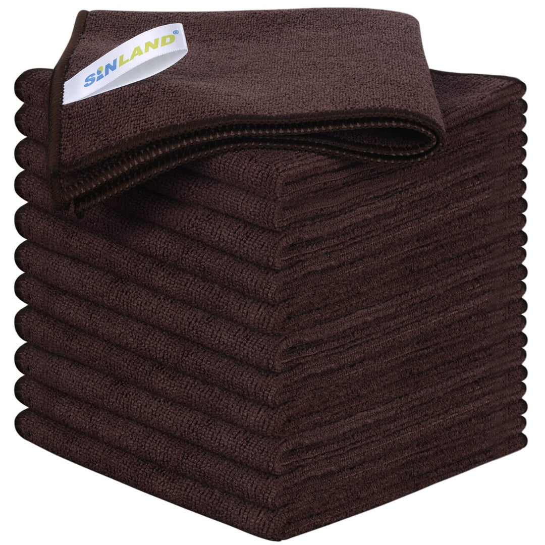 Sinland All-purpose Microfiber Cleaning Cloths Wiping D