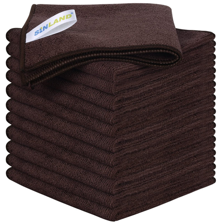 Sinland All-purpose Microfiber Cleaning Cloths Wiping D