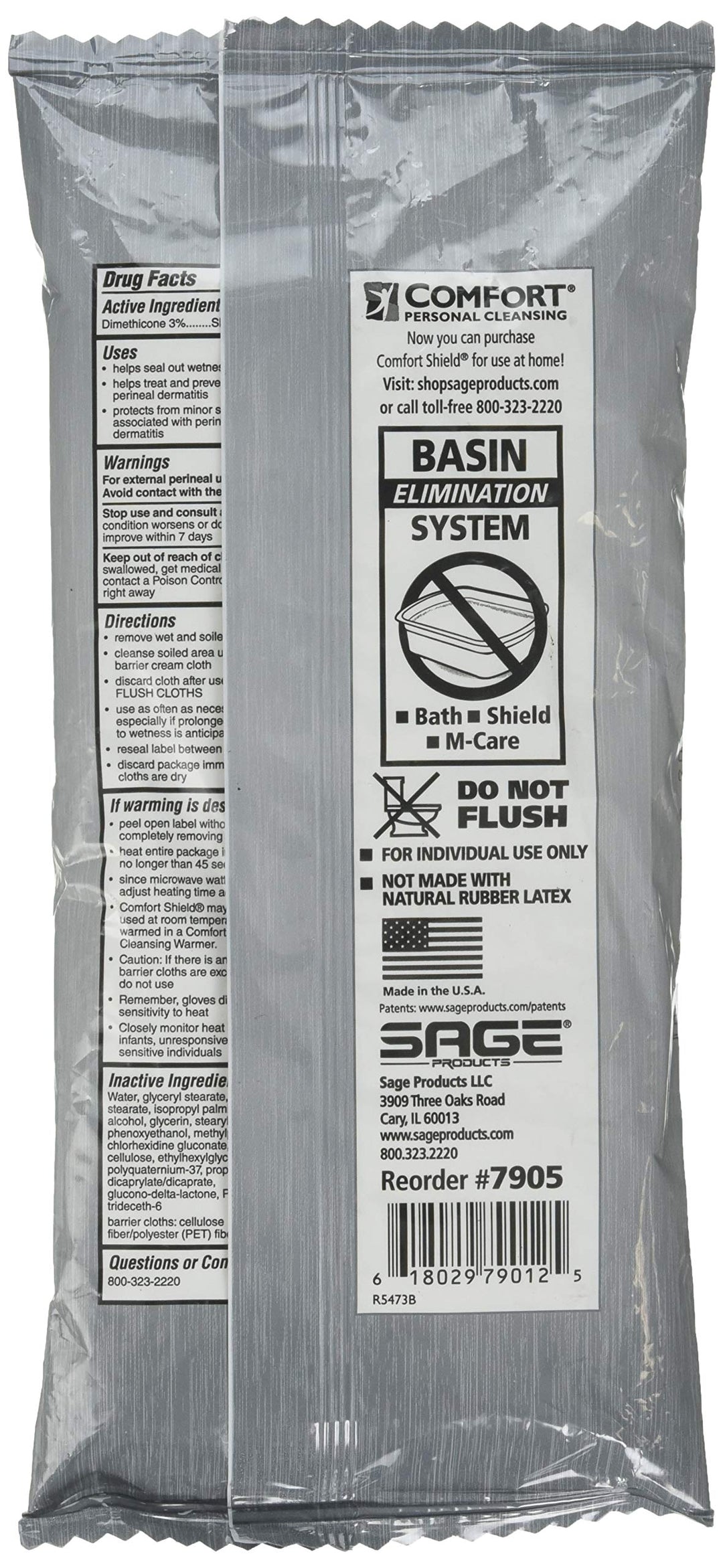 Comfort Shield Incontinent Care Wipe Soft Pack Dimethic