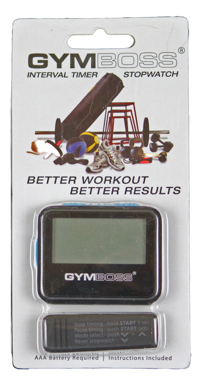 Interval Timer and Stopwatch - Black/Blue SOFTCOAT
