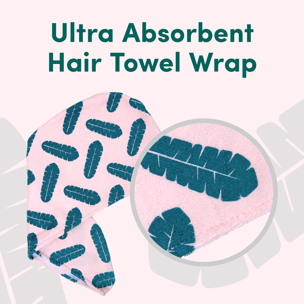 Hair Towel Wrap. Microfiber Hair Turban for All Hair Types