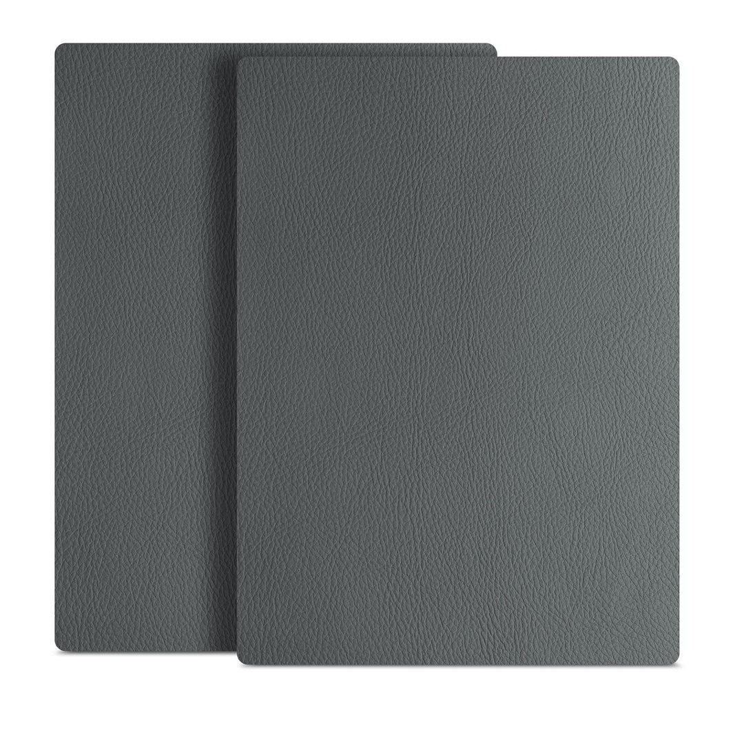 Leather Repair Patch 8x11 inch 2 Pcs, Durable Self Adhesive Vinyl and Leather Repair Kit for Couch, Car Seats, Boat Seat, Furniture, Upholstery, Auto Interior, Sofa, Chair - Dark Grey #1