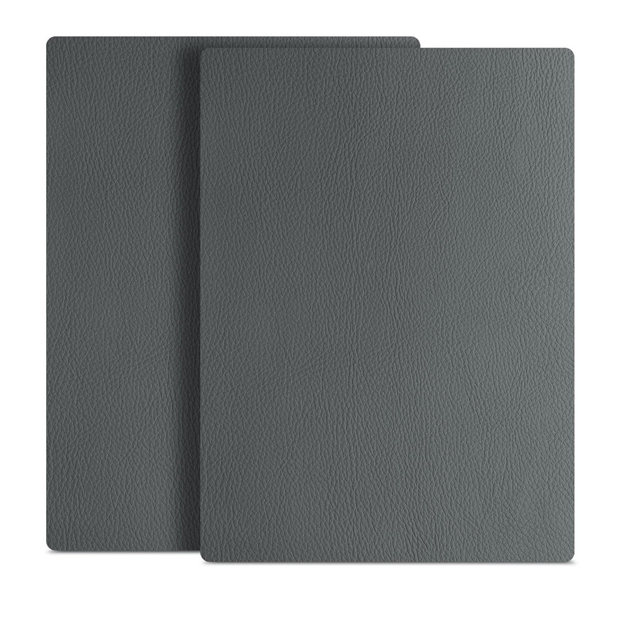 Leather Repair Patch 8x11 inch 2 Pcs, Durable Self Adhesive Vinyl and Leather Repair Kit for Couch, Car Seats, Boat Seat, Furniture, Upholstery, Auto Interior, Sofa, Chair - Dark Grey #1