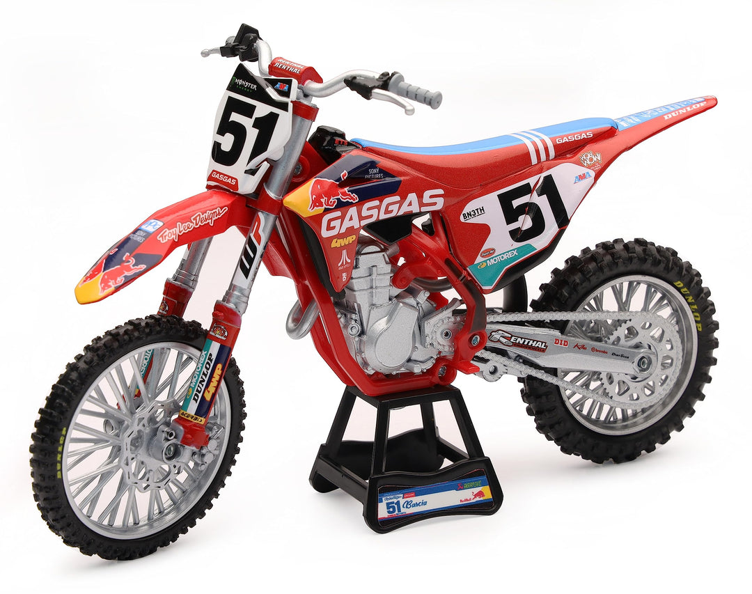 New Ray GasGas MC 450F Motorcycle #51 Justin Barcia Gas
