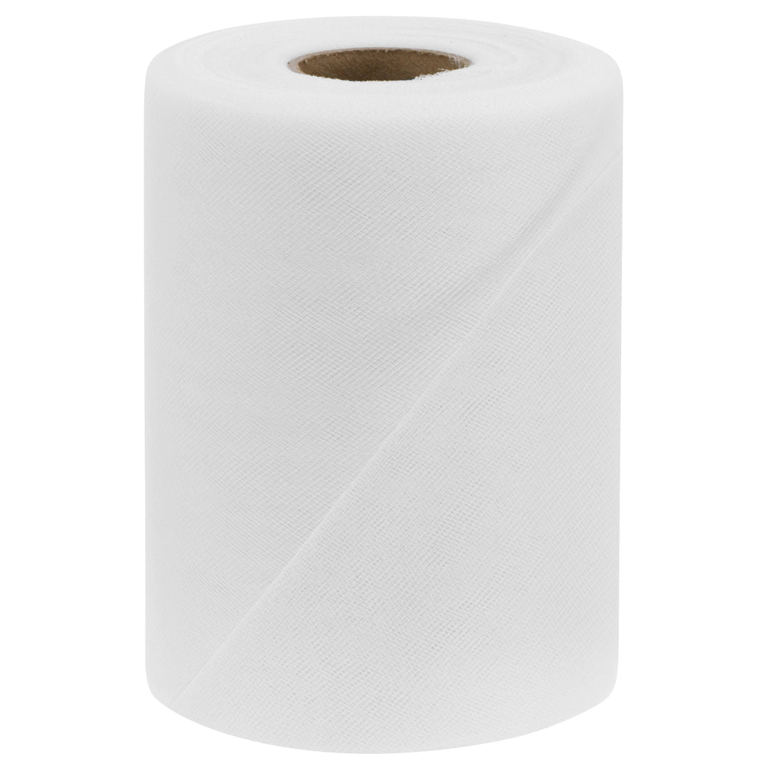 Falk Fabrics Tulle Spool, 6-Inch by 100-Yard, White