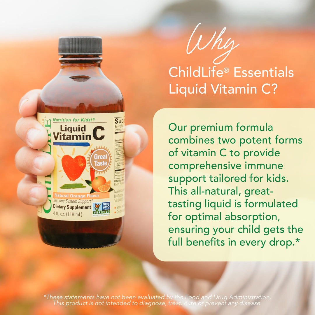 CHILDLIFE ESSENTIALS Liquid Vitamin C - Pure Vitamin C 