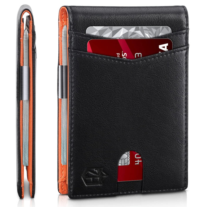 Zitahli Slim Wallet for Men Gifts 12 Card Slots ID Wind