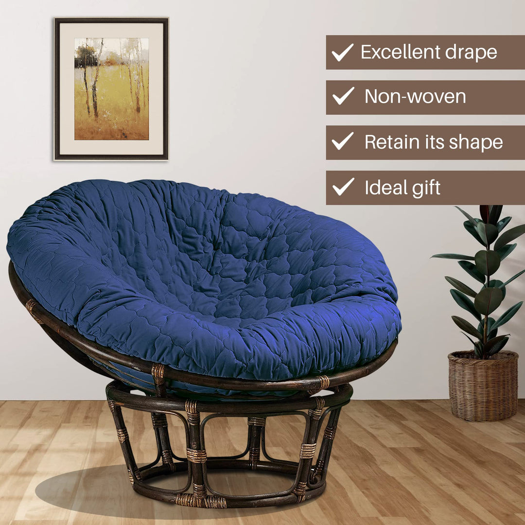 Hudson Comfort Papasan Cushion Cover - Quilted Shape, S