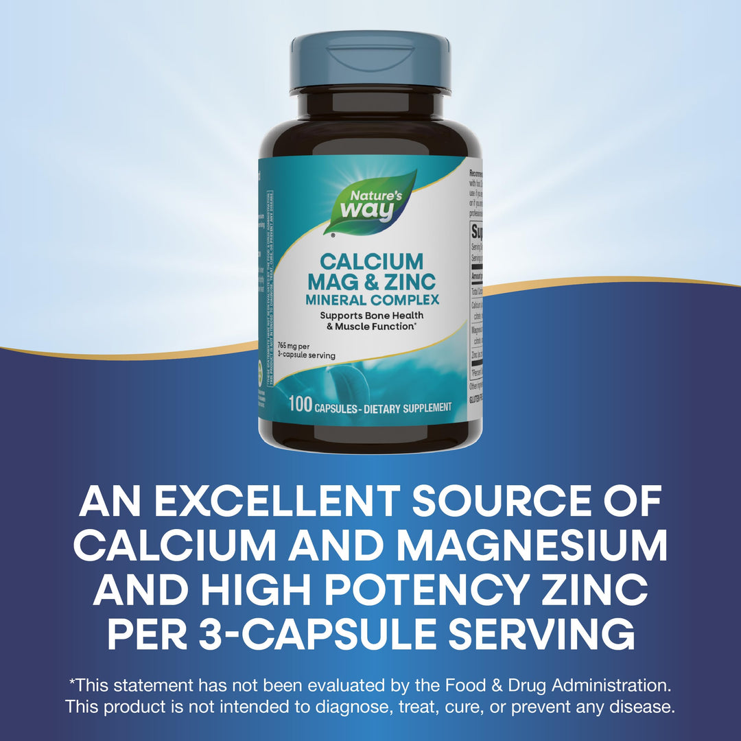 Nature&#39;s Way Calcium Magnesium &amp; Zinc M