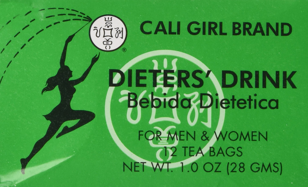 Cali Girl Dieters&#39; Drink, 12 Herbal Tea Bags, 1 Oz