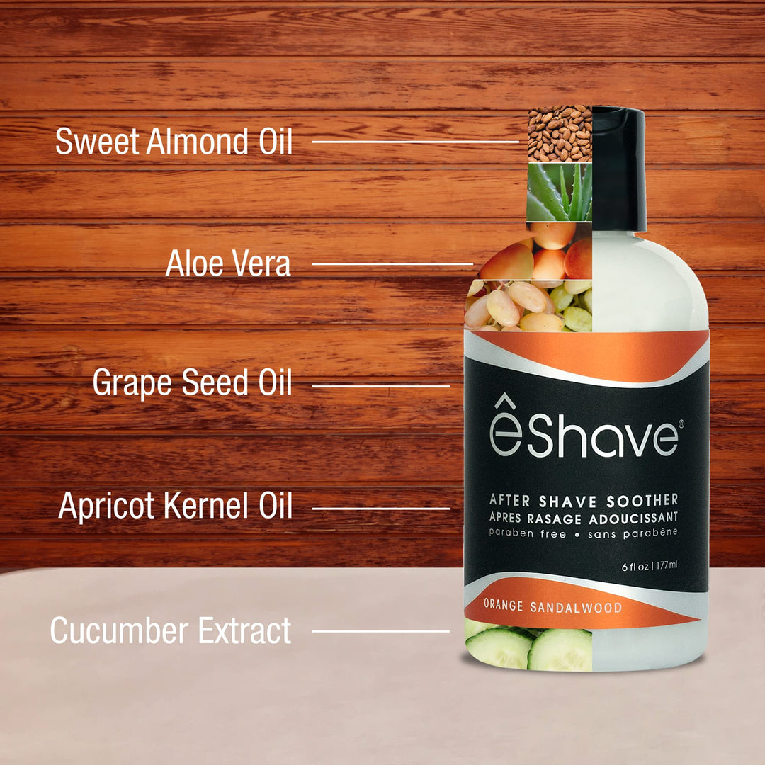 After Shave Soother, Orange Sandalwood, 6 oz.