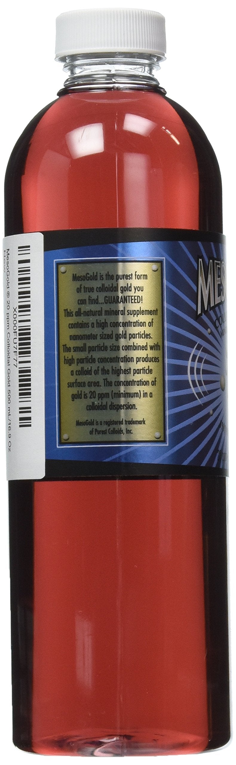 MesoGold ® 20 ppm Colloidal Gold 500 mL/16.9 Oz