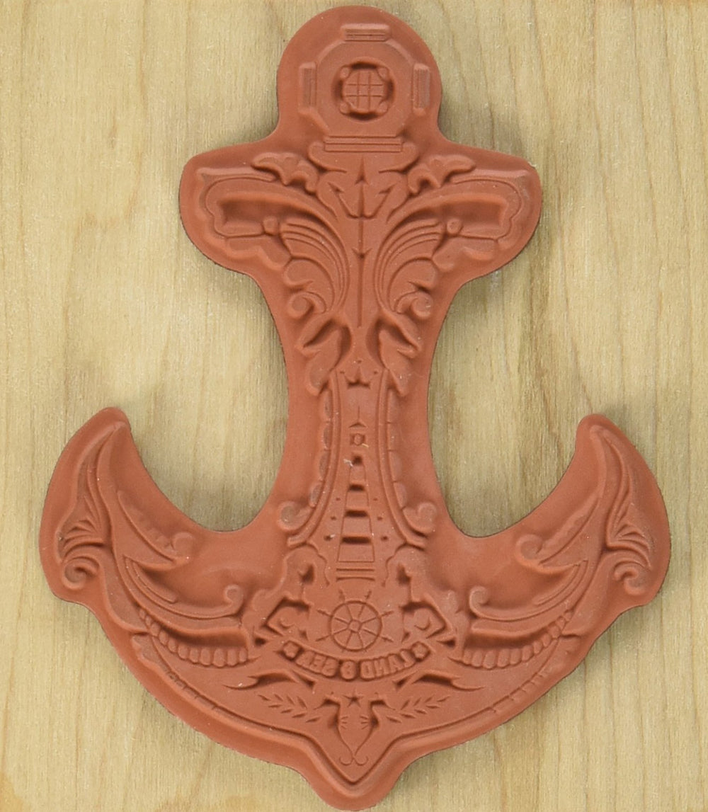 Mindscape Anchor Mounted Rubber Stamp, 3.5 by 4