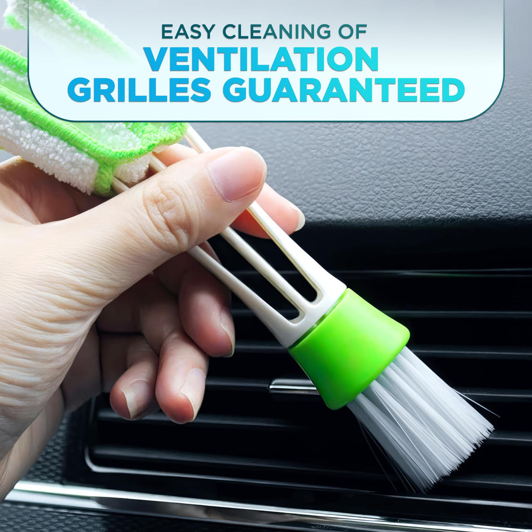 Rurah Multifunction Cleaning Brush for Car Indoor Air-C