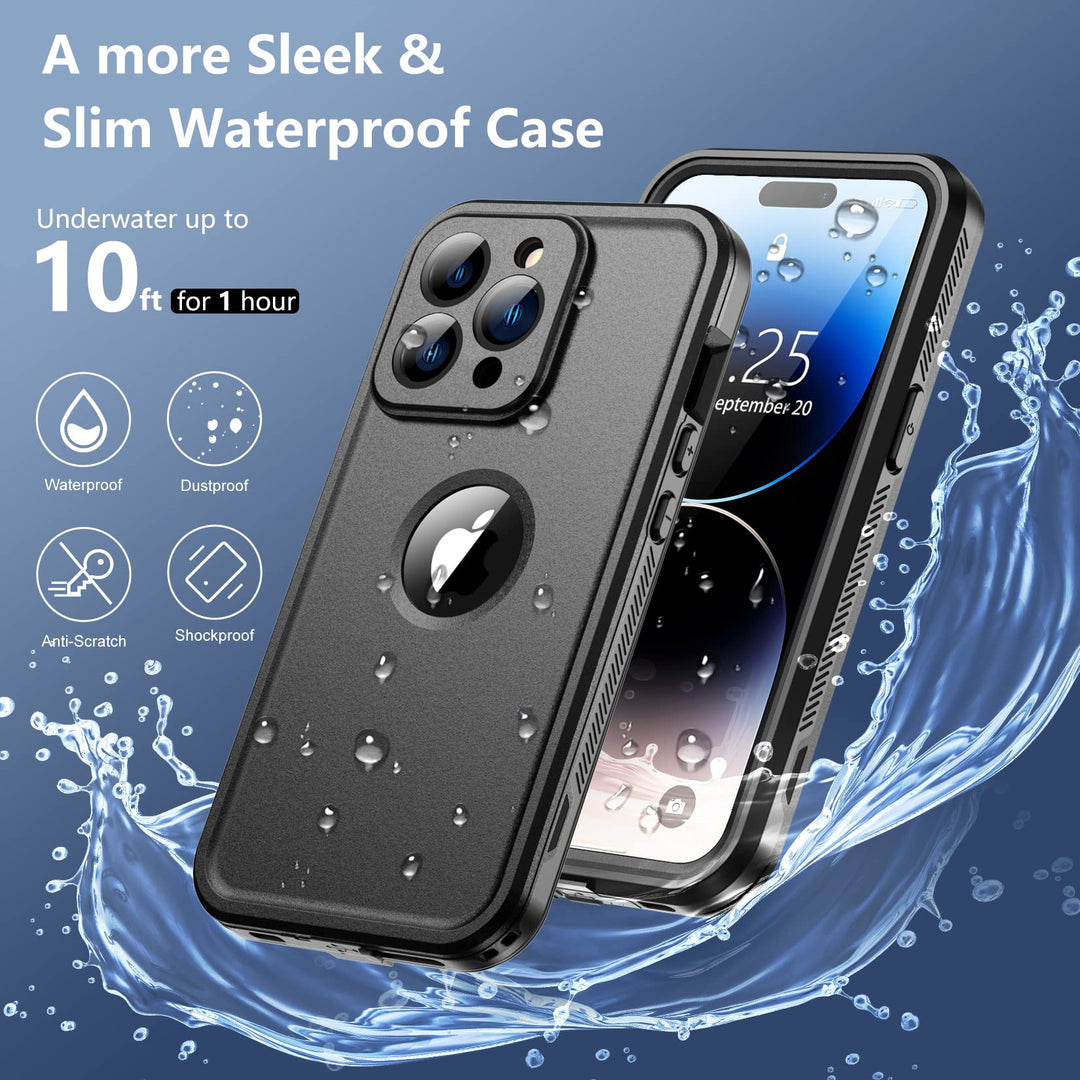 SPIDERCASE for iPhone 14 Pro Max Case, Waterproof Built