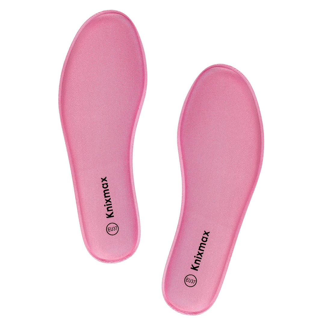 Knixmax Memory Foam Insoles for Women Men, Super Soft S
