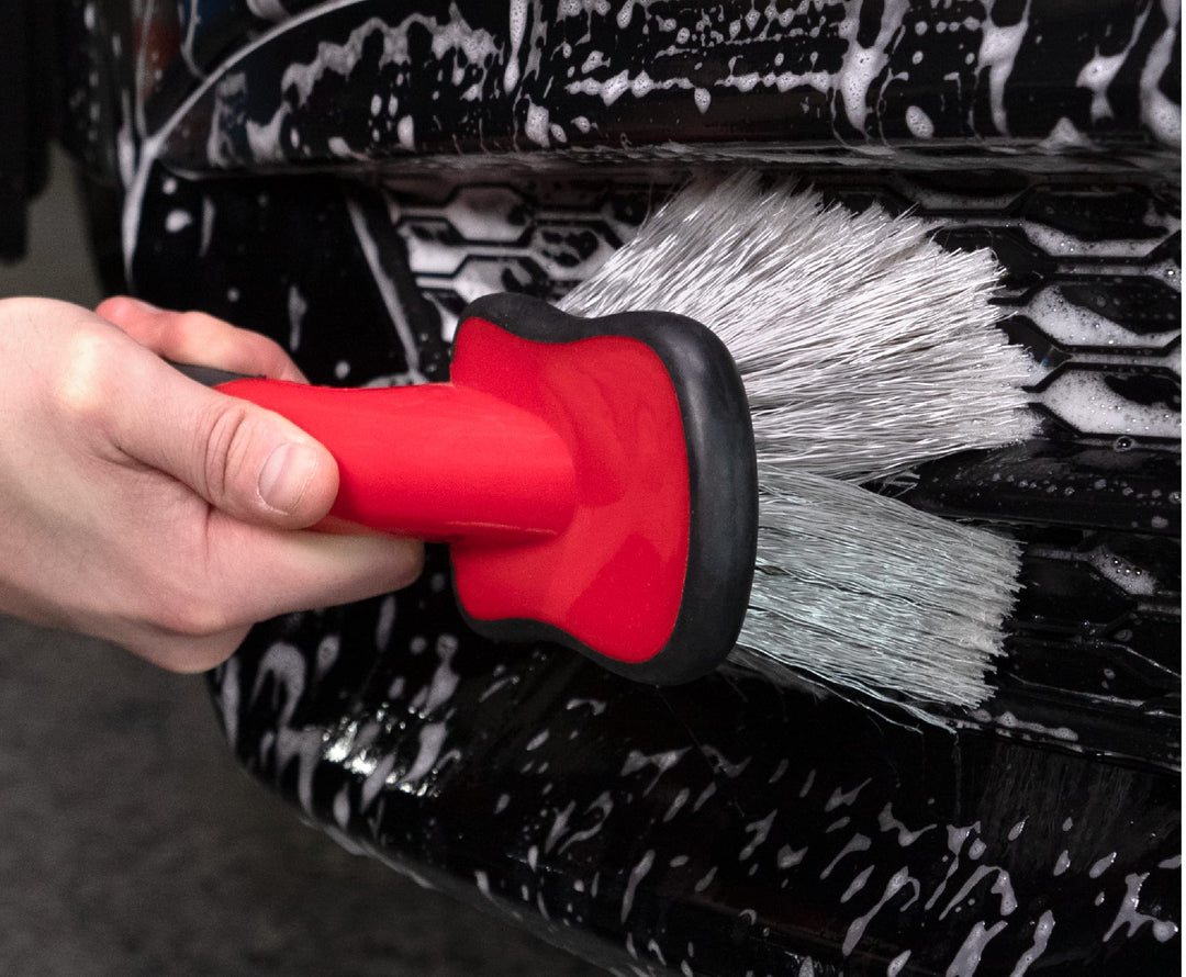 Mothers Car Wash Brush, Wheel and Fender Brush, Short H
