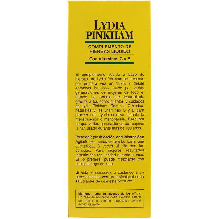 Lydia Pinkham Liquid Herbal Supplement for Menstruation
