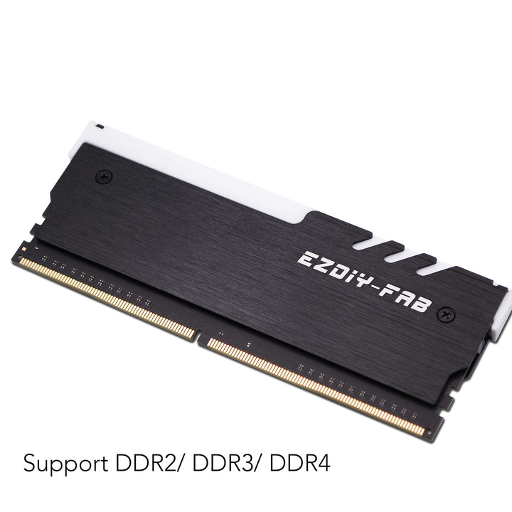 EZDIY-FAB ARGB DDR Memory RAM Cooler,RGB DDR Heatsink,5
