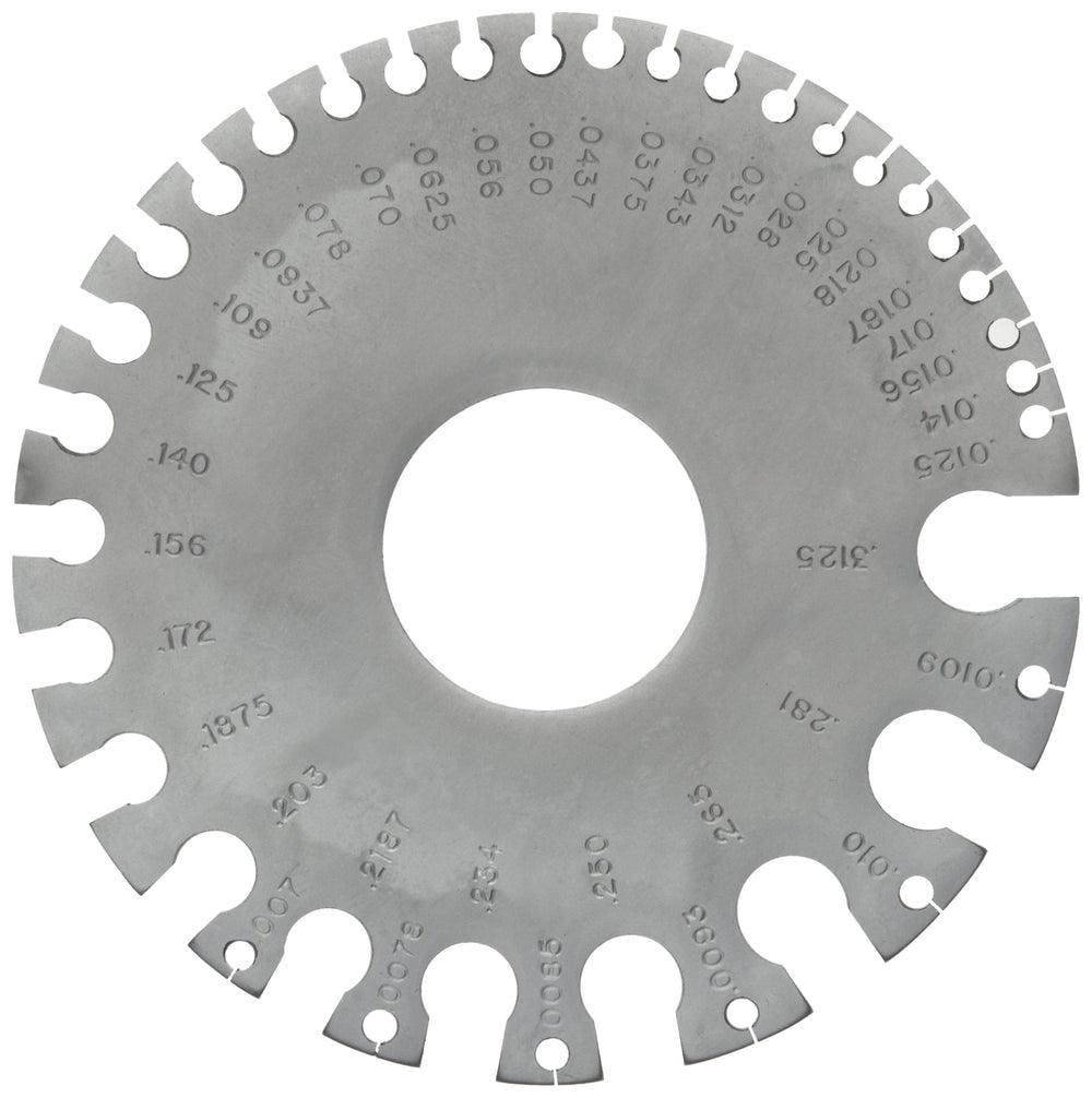 Mitutoyo 950-203, U.S. Standard Wire Gage for 0-36 Gage