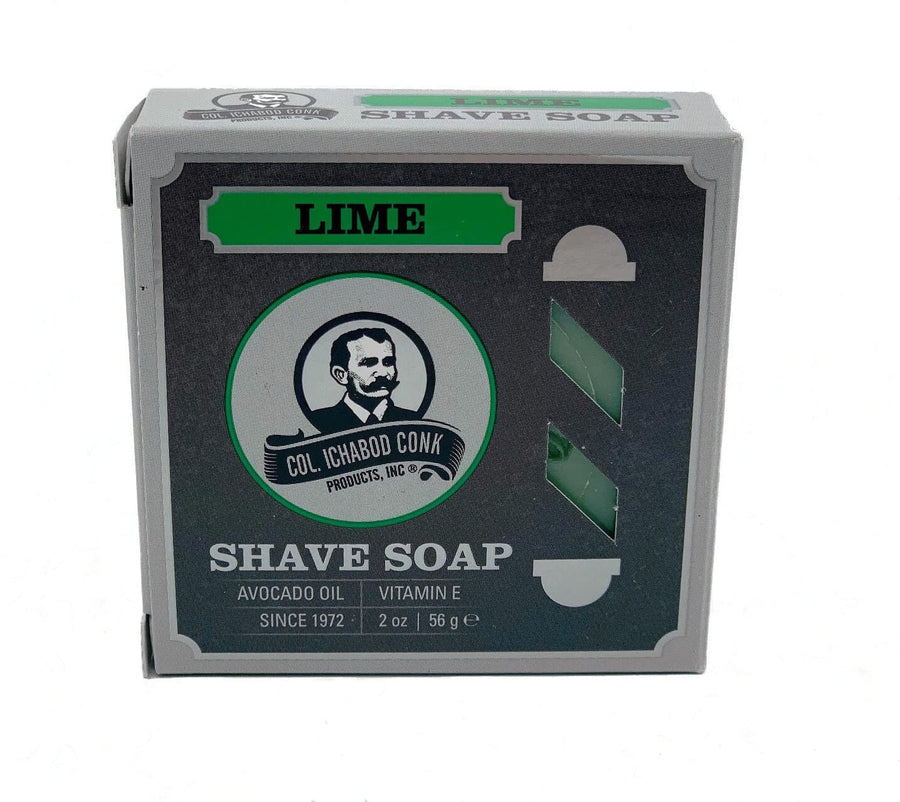 Col. Conk Lime Glycerine Shave Soap 2.25 oz.