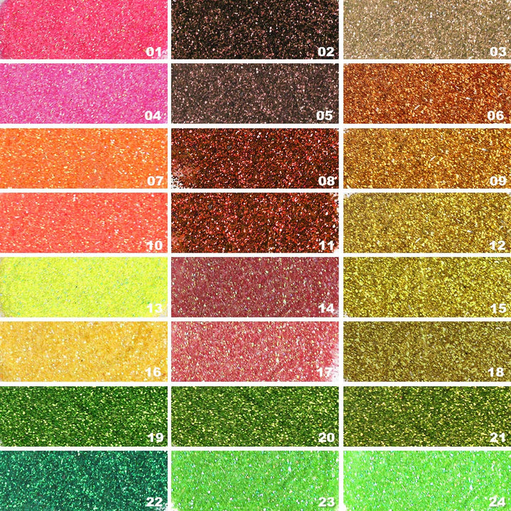 48 Colors Glitter Set, Fine Glitter for Resin, Arts and Craft Supplies Glitter, Festival Glitter Makeup Glitter, Cosmetic Glitter for Body Nail Face Hair Eyeshadow Lip Gloss Making