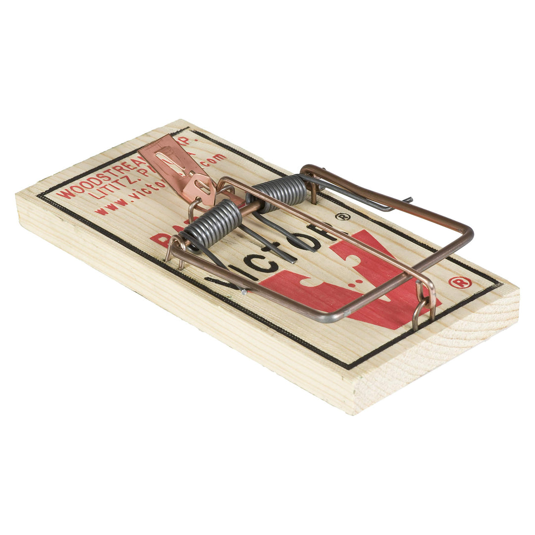 M201 Metal Pedal Sustainably Sourced FSC Wood Snap Rat Trap