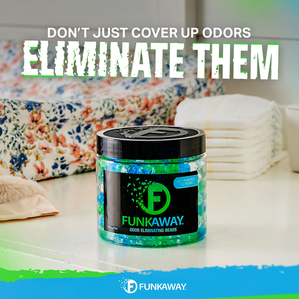 FunkAway Odor Eliminating Beads - Supercharged Odor Abs