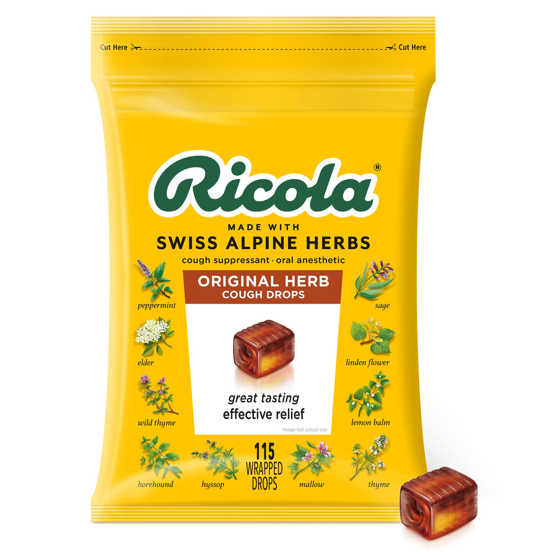 Ricola Original Herb Cough Drops, 115 Count, Cough Supp