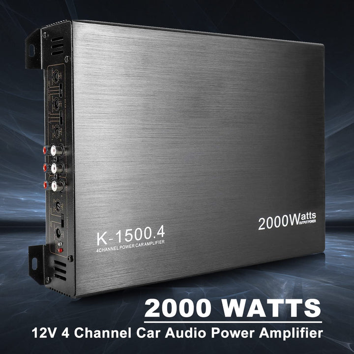 YaeCCC 2000W 4 Channel Amplifier Car Audio Car Amplifie