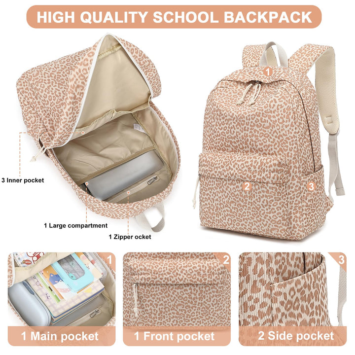 Girls School Backpack Galaxy Schoolbag fit 15inch Laptop Bookbag Insulated Lunch bag for Teens Boys Kids Travel Daypack