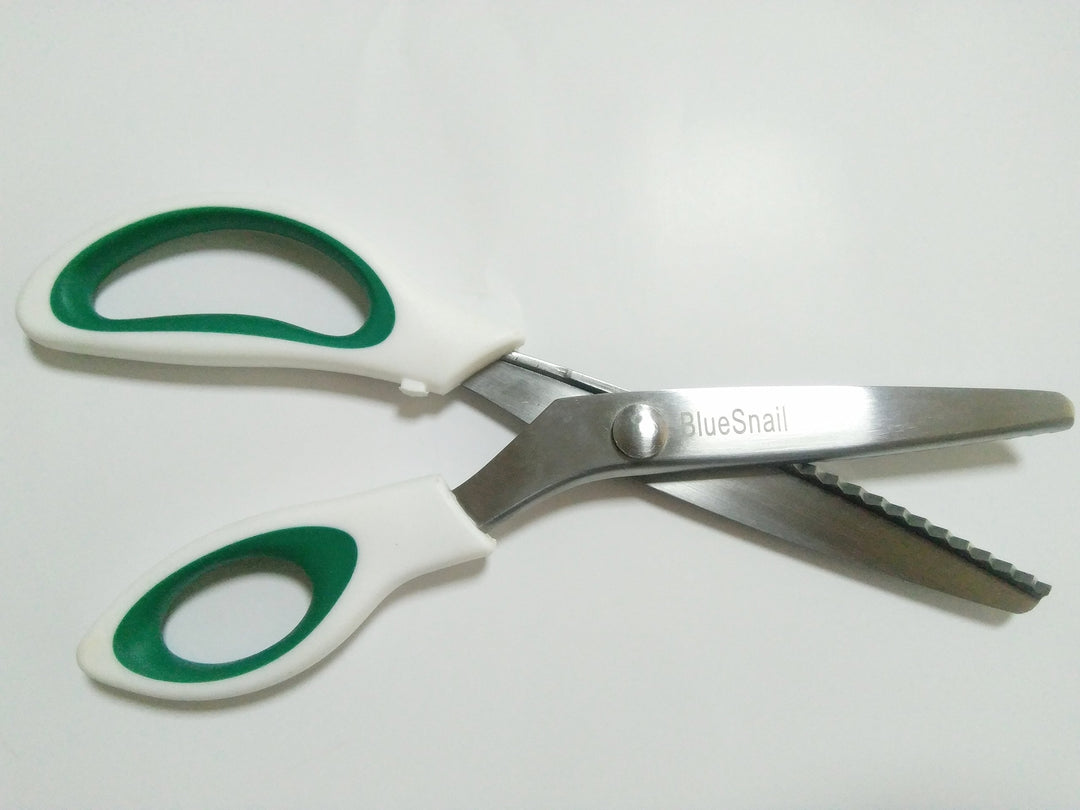 BlueSnail Stainless Steel Pinking Shears Comfort Grip H