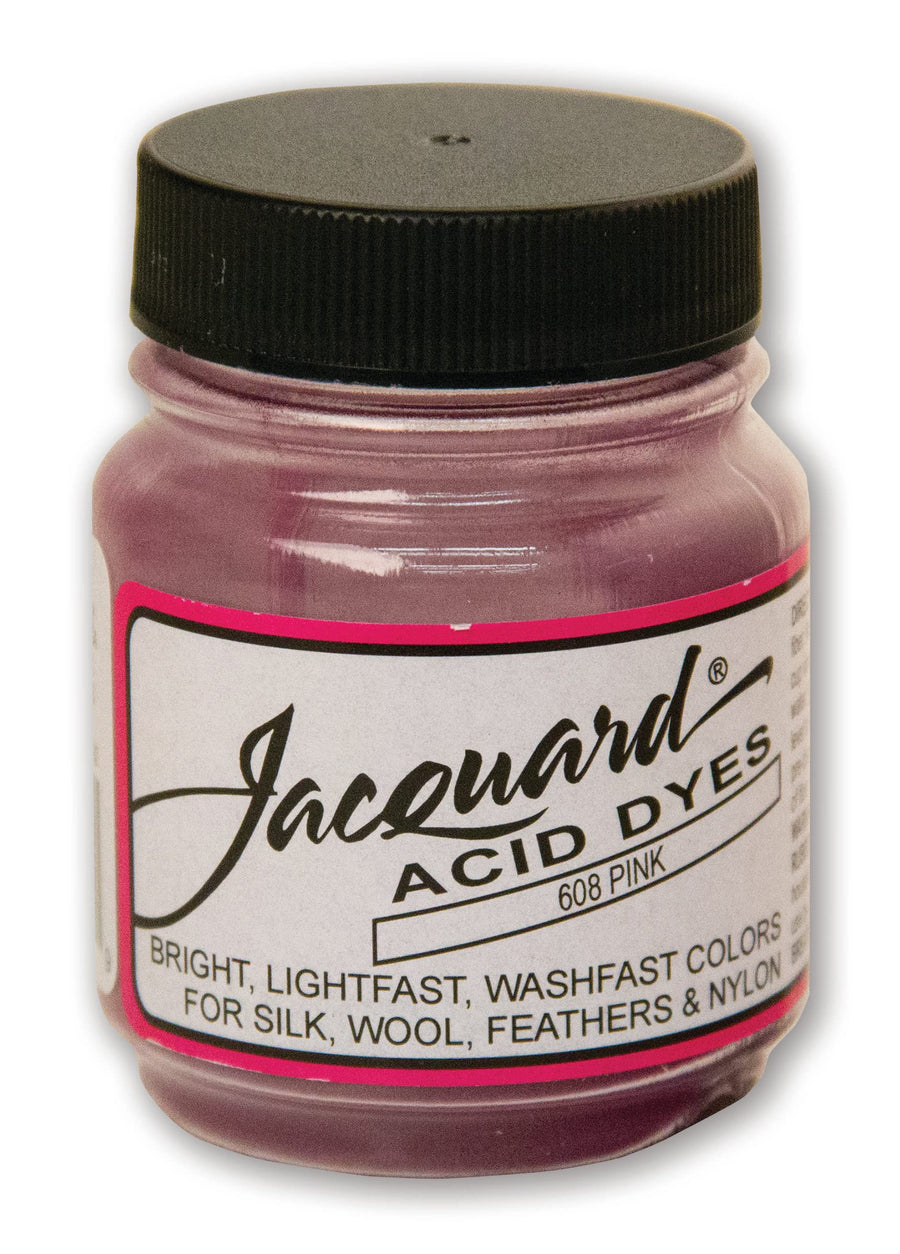 Jacquard Acid Dye - Pink - 1/2 Oz Net Wt - Acid Dye for