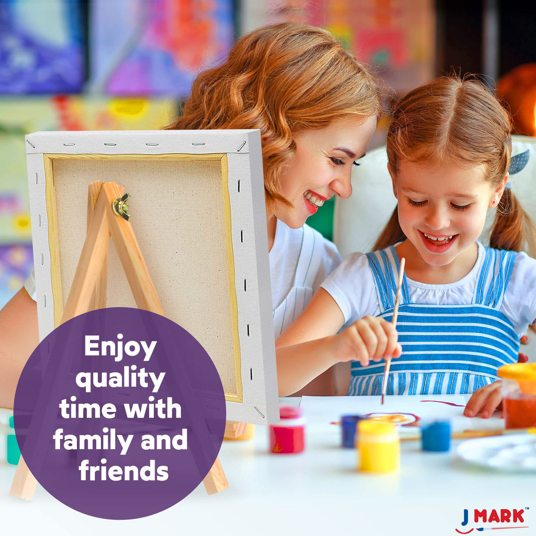 J MARK Painting Kit Includes Acrylic Paint Set, 8 x 10 
